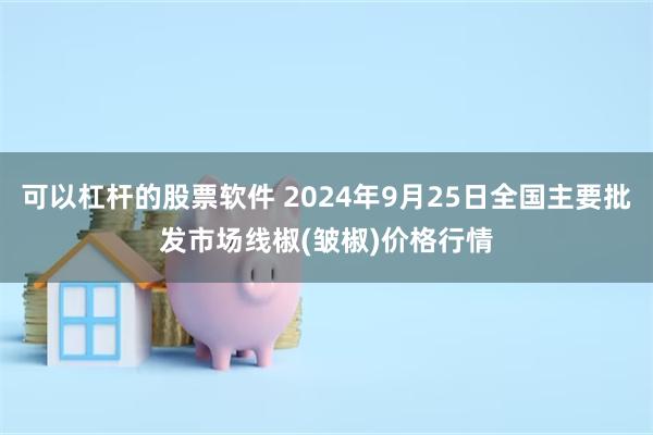 可以杠杆的股票软件 2024年9月25日全国主要批发市场线椒(皱椒)价格行情